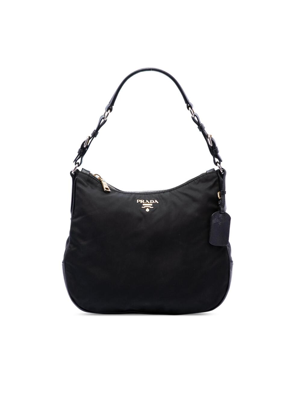 Prada Saffiano Trimmed Tessuto Shoulder #359854P61B